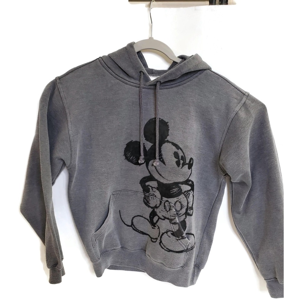 Walt Disney World Mickey Mouse Hoodie Womens Small Pullover Sweatshirt Disney